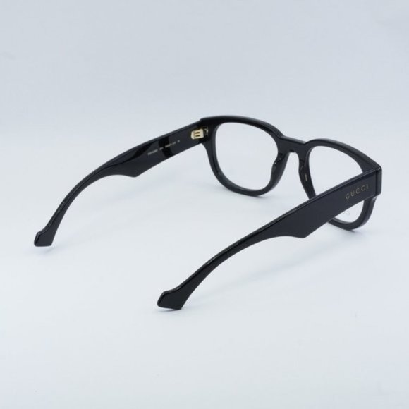 Gucci GG1429O 001 Eyeglasses Black 54mm Square Frame - Picture 10 of 11